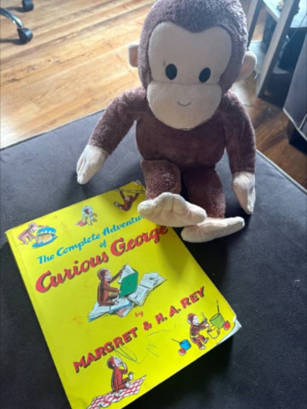 Curious George Complete Adventures Plush Toy and Book Set